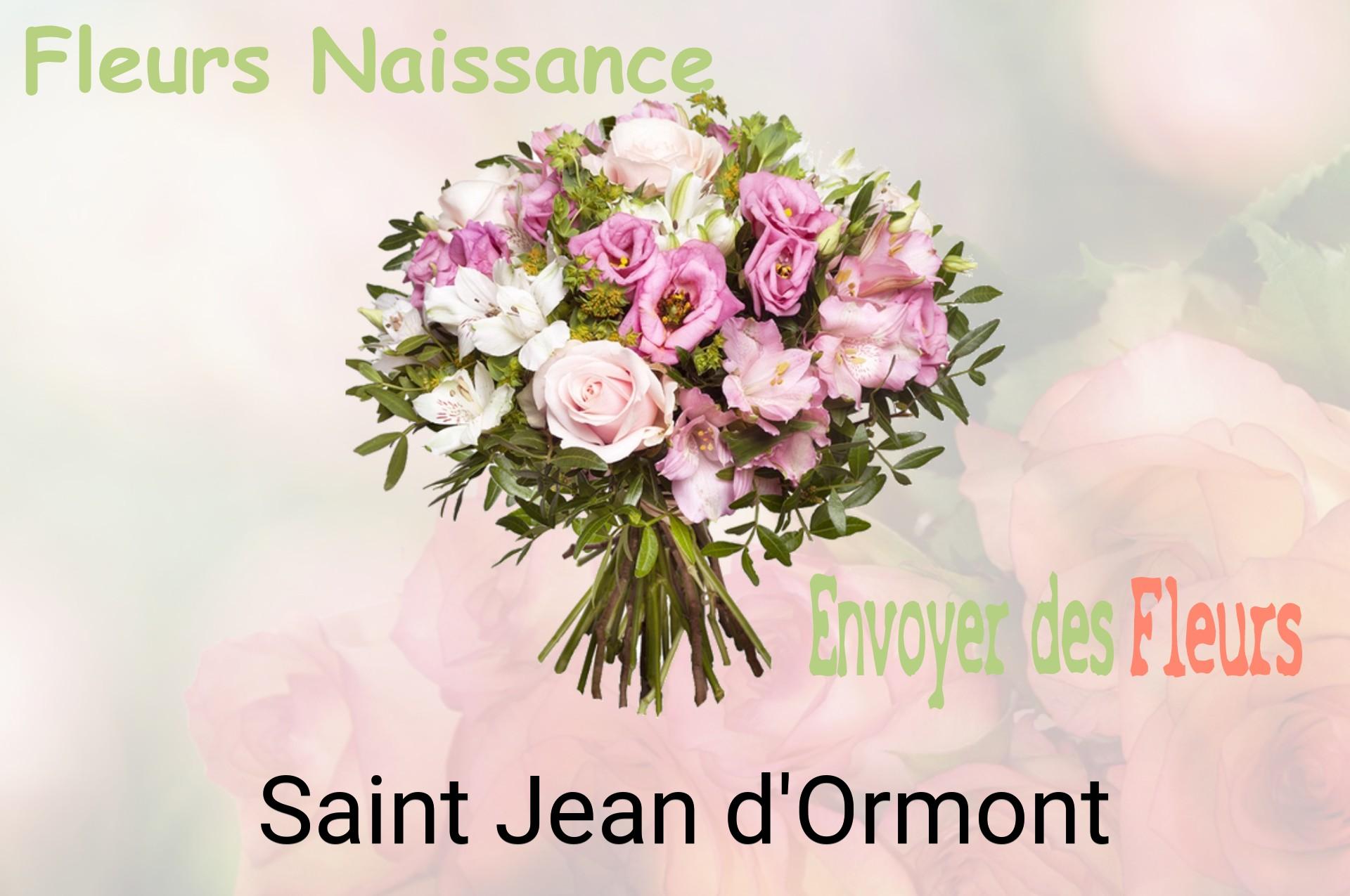 Bouquet de fleurs de naissance livré à Saint-Jean-d'Ormont